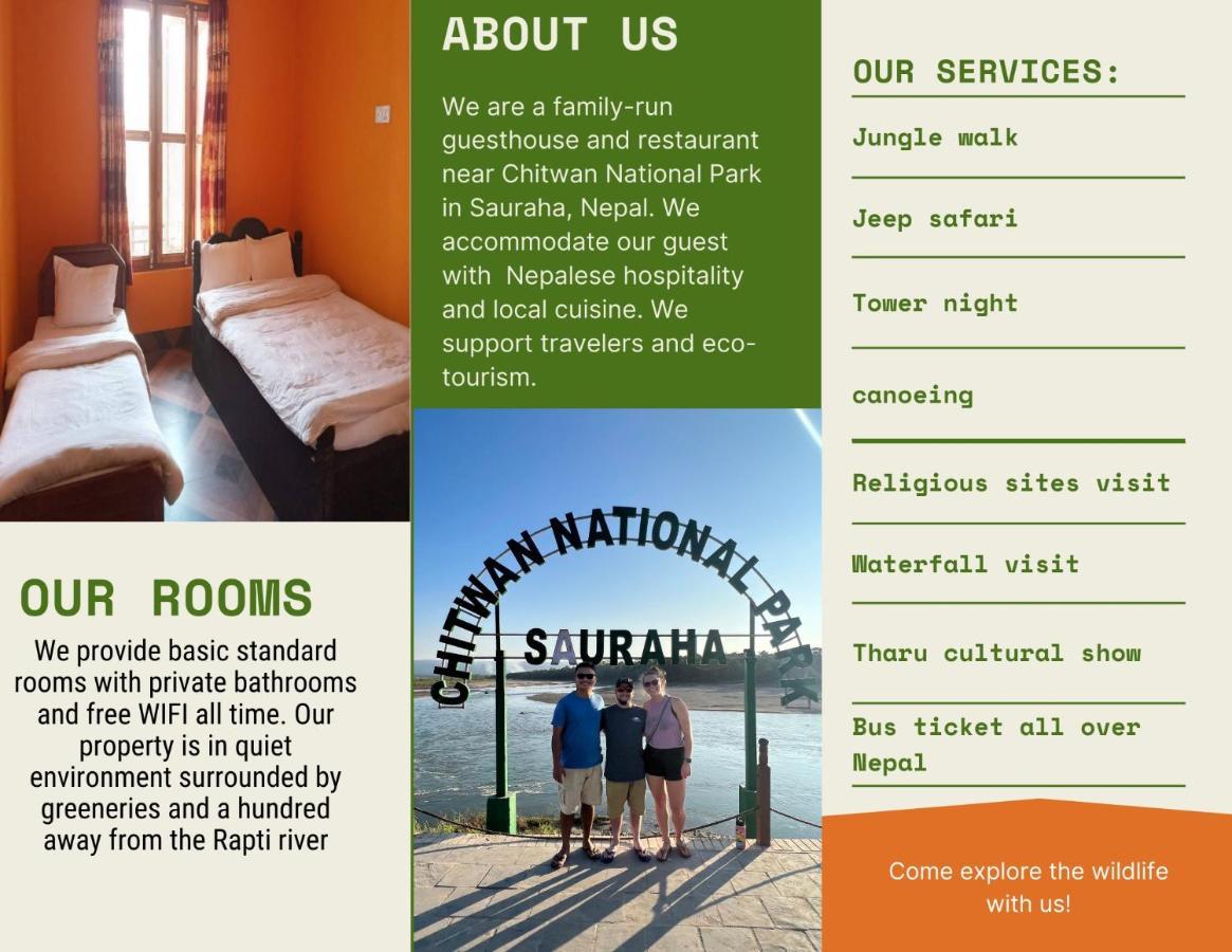 Tara Guesthouse - Sauraha,Chitwan Buitenkant foto